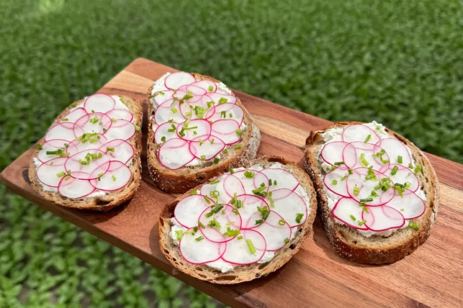 Radish Tartines for the Perfect Light Lunch