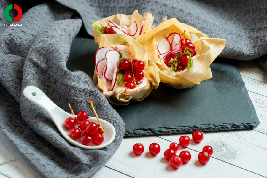 Ricetta Tartelettes di Ravanello e Salmone